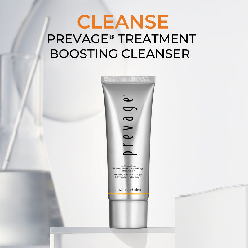 CLEANCE WITH
PREVAGE® TREATMENT BOOSTING CLEANSER