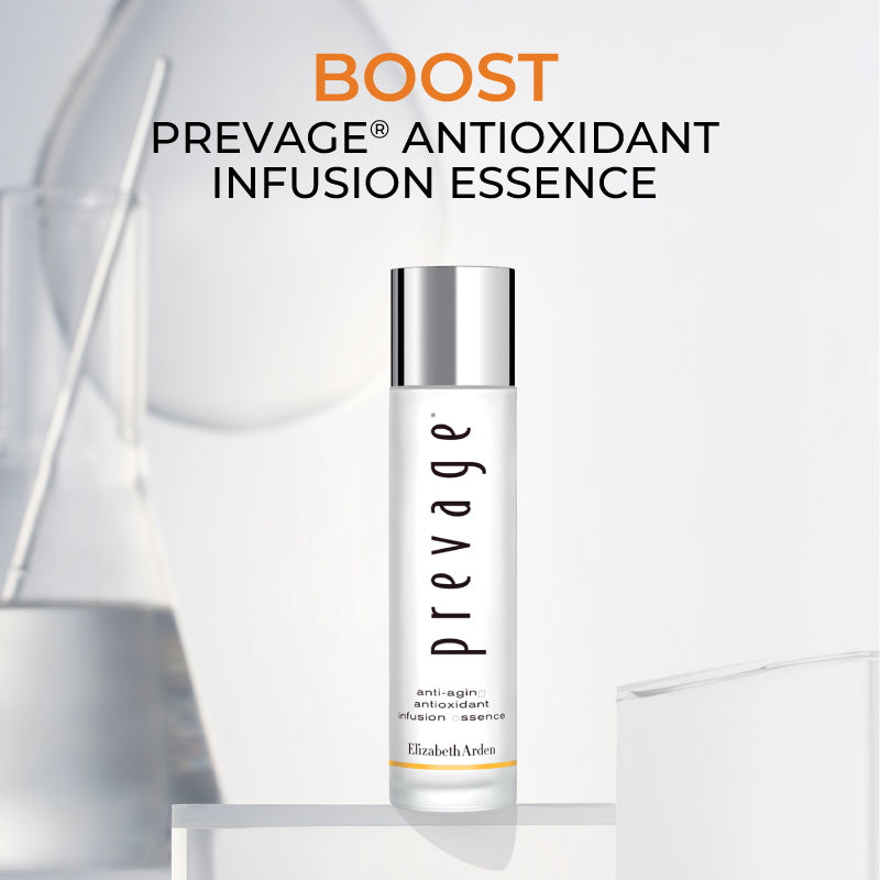 BOOST WITH
PREVAGE® ANTIOXIDANT INFUSION ESSENCE