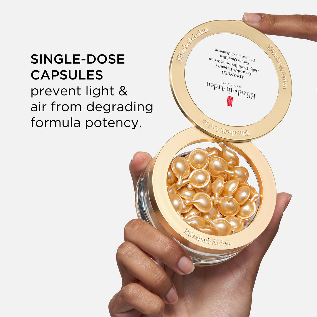 Single-Doce Capsules prevent light & air from degrading formula potency