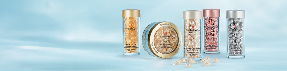 Elizabeth Arden Capsules: Advanced Light Ceramide, Advanced Ceramide, Hyaluronic Acid + Peptides, Retinol + HPR and Visible Brightening