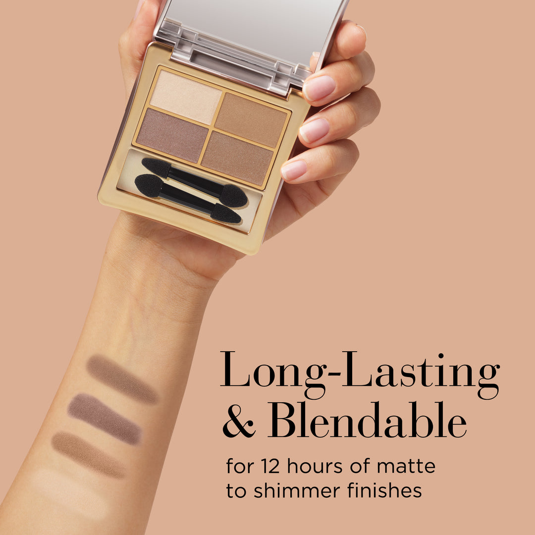 Long-lasting & Blendable for 12 hours of matte to shimmer finishes
