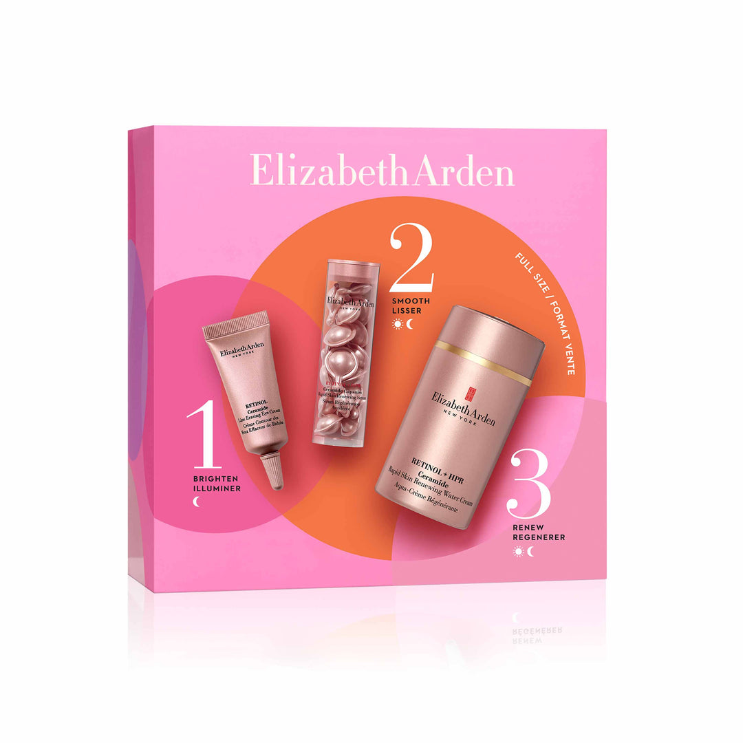 Smooth, Repair, and Firm Retinol Water Cream 3-Piece Gift Set