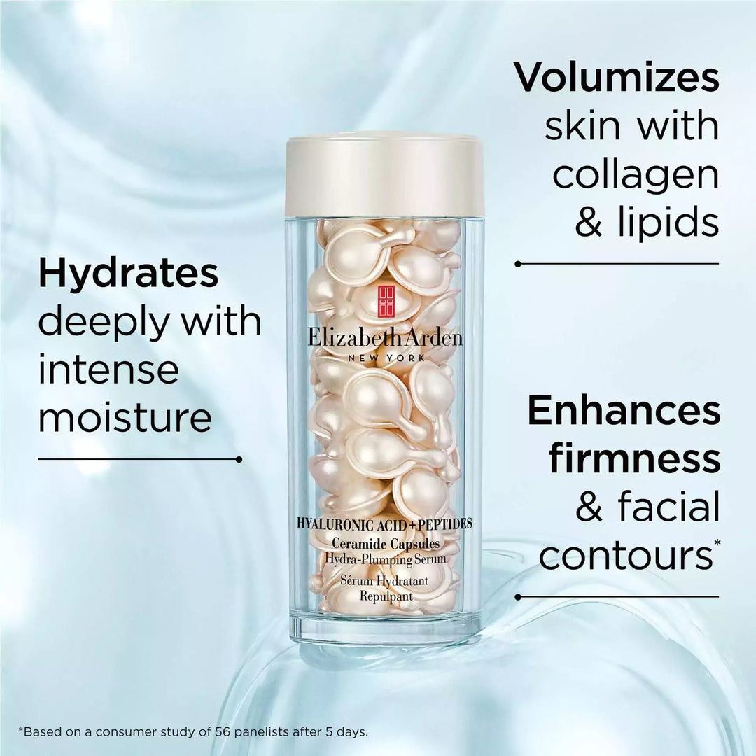 Benefits: Volumizes skin with collagen and lipids. Hydrates deeply with intense moisture. Enhances firmness and facial contours* *Based on a consumer study of 6 panelists after 5 days.