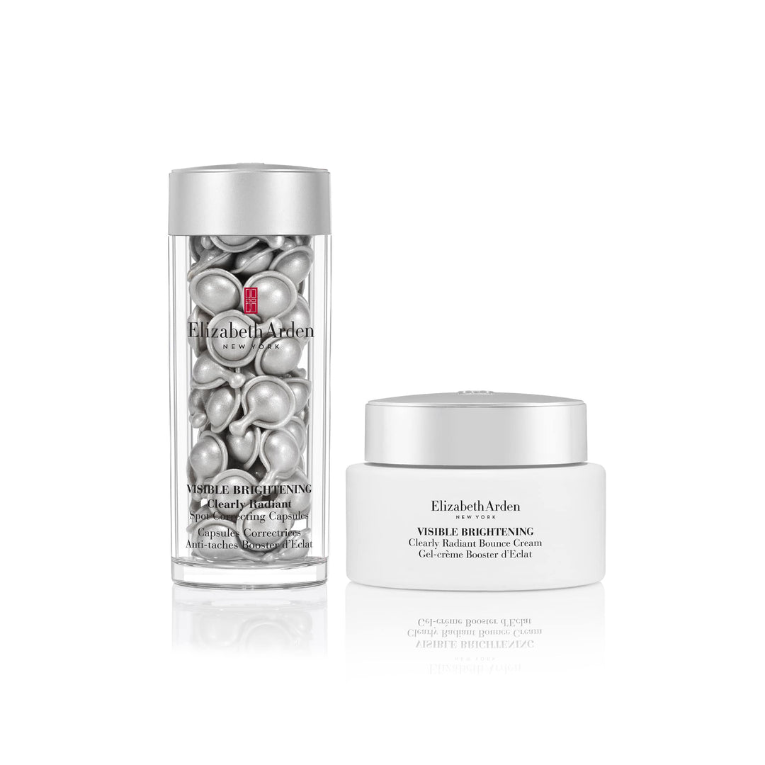 Visible Brightening Clearly Radiant Spot Correcting Capsules and Cream