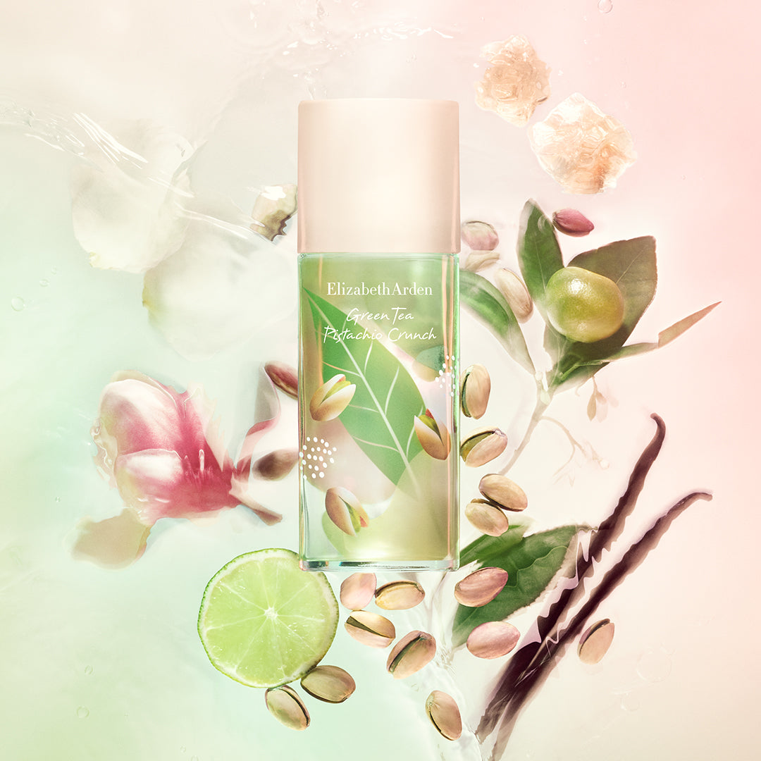 Green Tea Pistachio Crunch Stylised Banner 