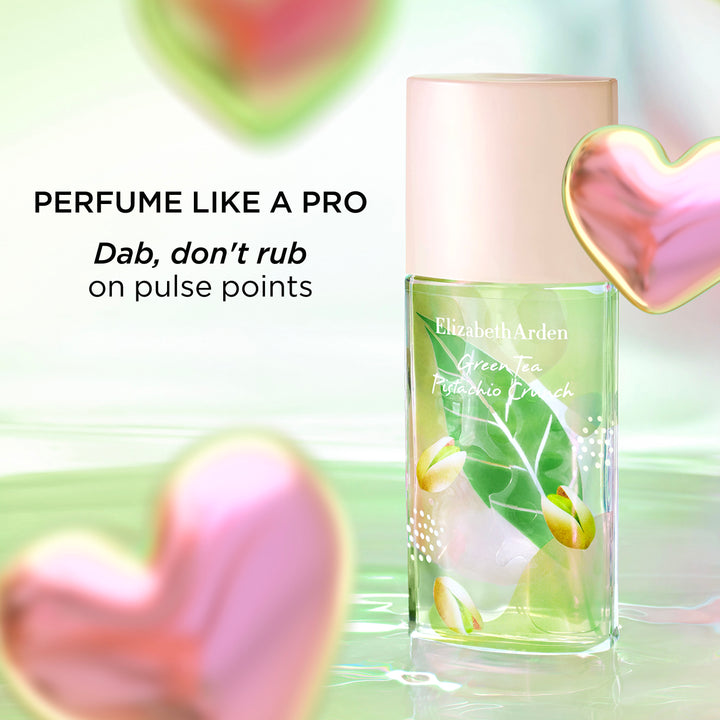 Perfume like a pro. Dab, don't rub on pulse points