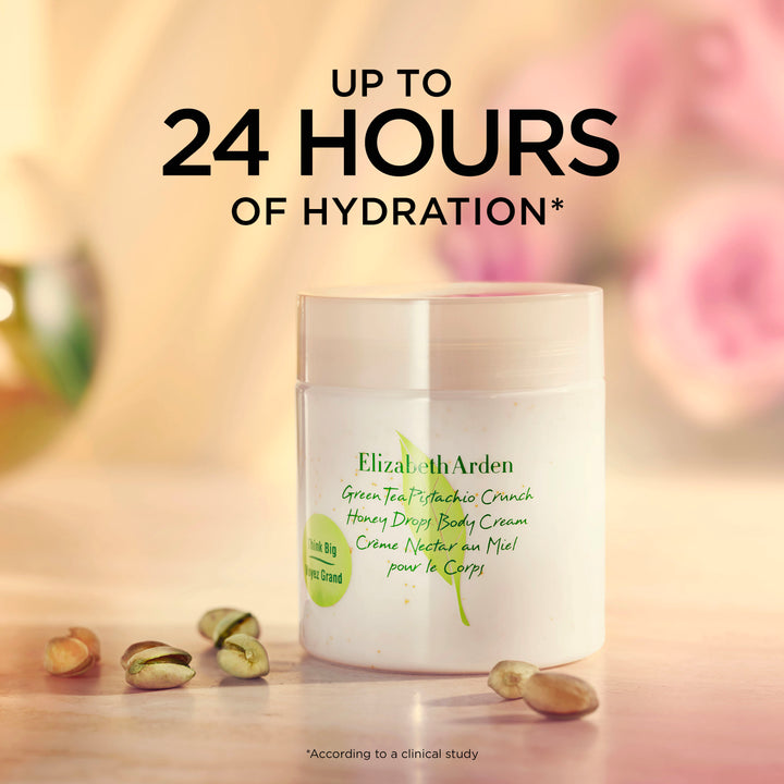 Green Tea Pistachio Honey Drops Body Cream- Up to 24 Hours of Hydration *According to a clinical study