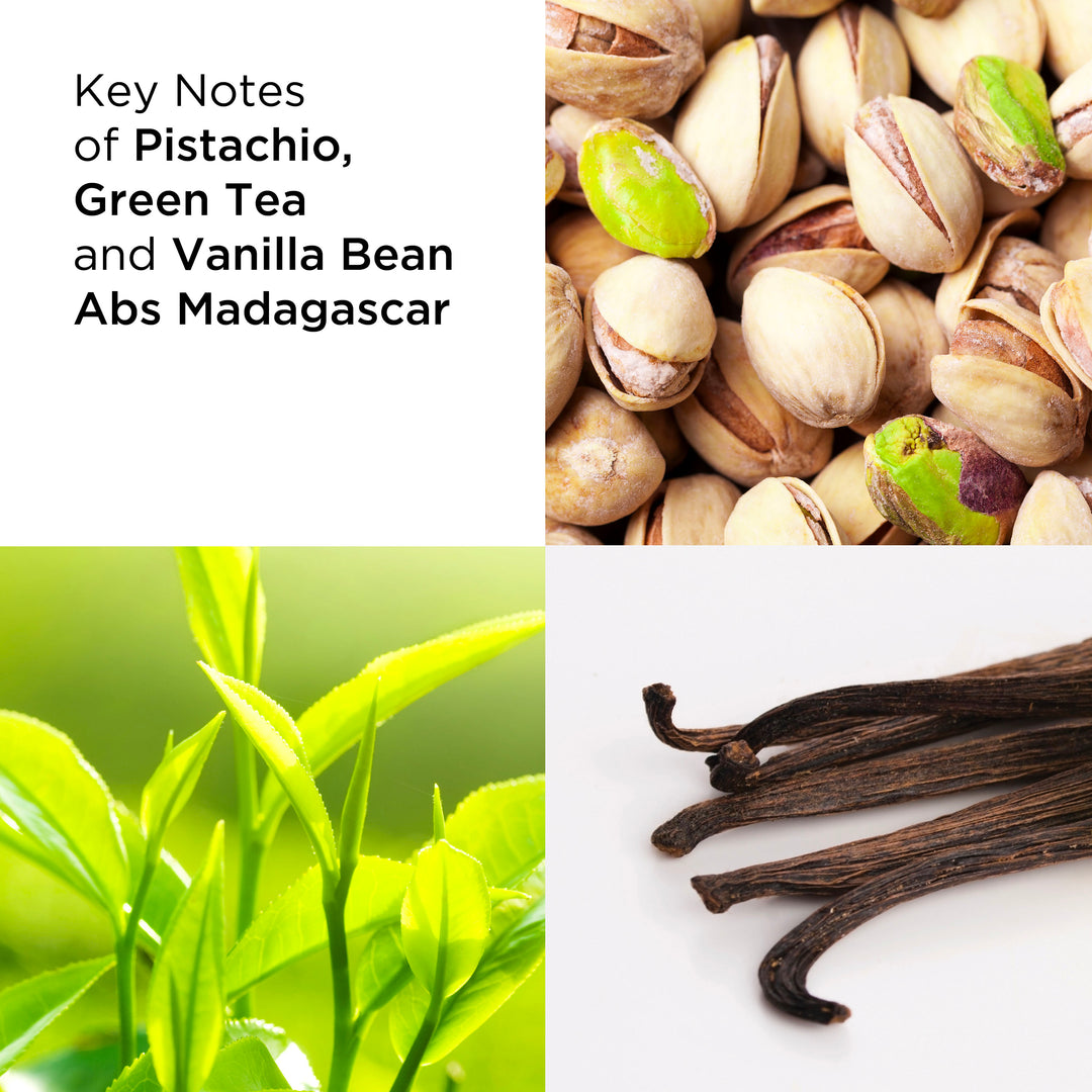 Key Notes of Pistachio, Green Tea and Vanilla Bean Abs Madagascar