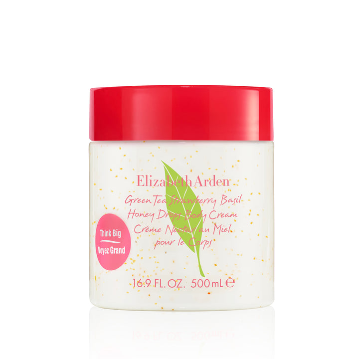 Green Tea Strawberry Basil Honey Drops Body Cream