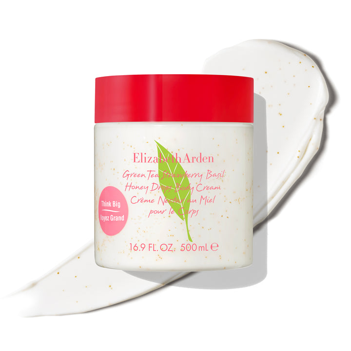 Green Tea Strawberry Basil Honey Drops Body Cream