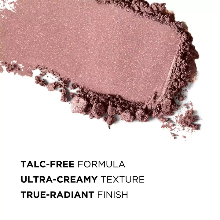 Talc-free formula, Ultra-creamy texture and true-radiant finish