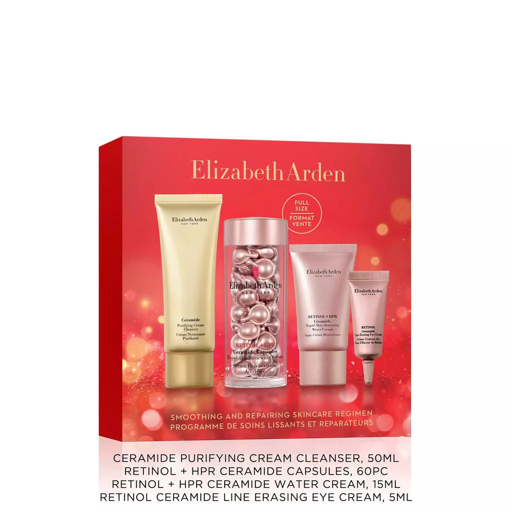 Smooth, Repair, and Firm 4-Piece Retinol Gift Set Packaging