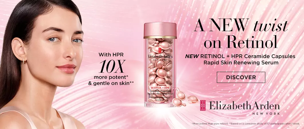 NEW Retinol + HPR Ceramide Capsules Rapid Skin Renewing Serum | Elizabeth Arden New Zealand Skincare