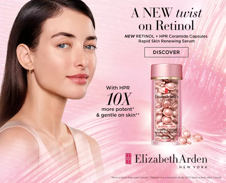 NEW Retinol + HPR Ceramide Capsules Rapid Skin Renewing Serum | Elizabeth Arden New Zealand Skincare